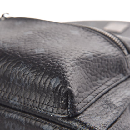 MCM Visetos Small Side Stud Stark Backpack Black 12 of 19