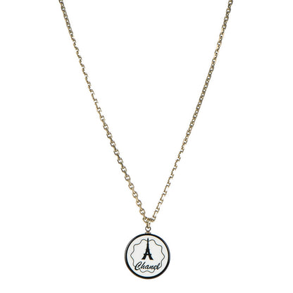 Chanel Resin Coco Necklace Black White 1 of 6