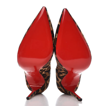Christian Louboutin Pony Hair So Kate 120 Pumps 38.5 Leopard Black 5 of 9
