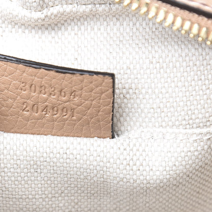 Gucci Pebbled Calfskin Small Soho Disco Bag Camelia 7 of 10
