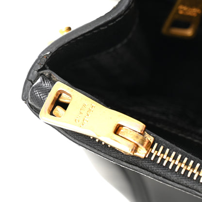 Prada Saffiano Medium Galleria Double Zip Tote Black 10 of 10