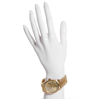Rolex 18K Yellow Gold 36mm Oyster Perpetual Day-Date Watch Champagne 18078 2 of 8