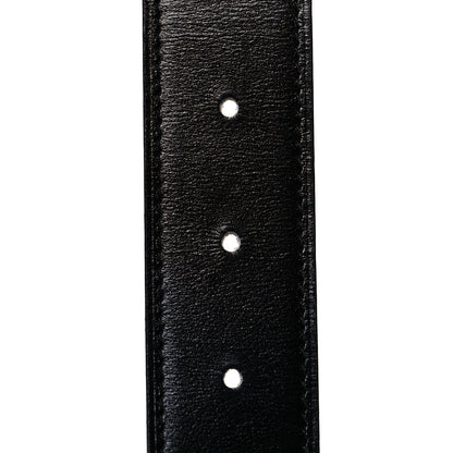 Hermes Box Togo 32mm Martelee H Belt 90 Black Gold 5 of 7