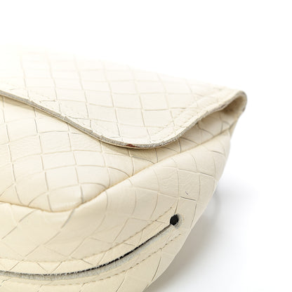 Bottega Veneta Nappa Intrecciato Mini Chain Messenger Bianca 11 of 13
