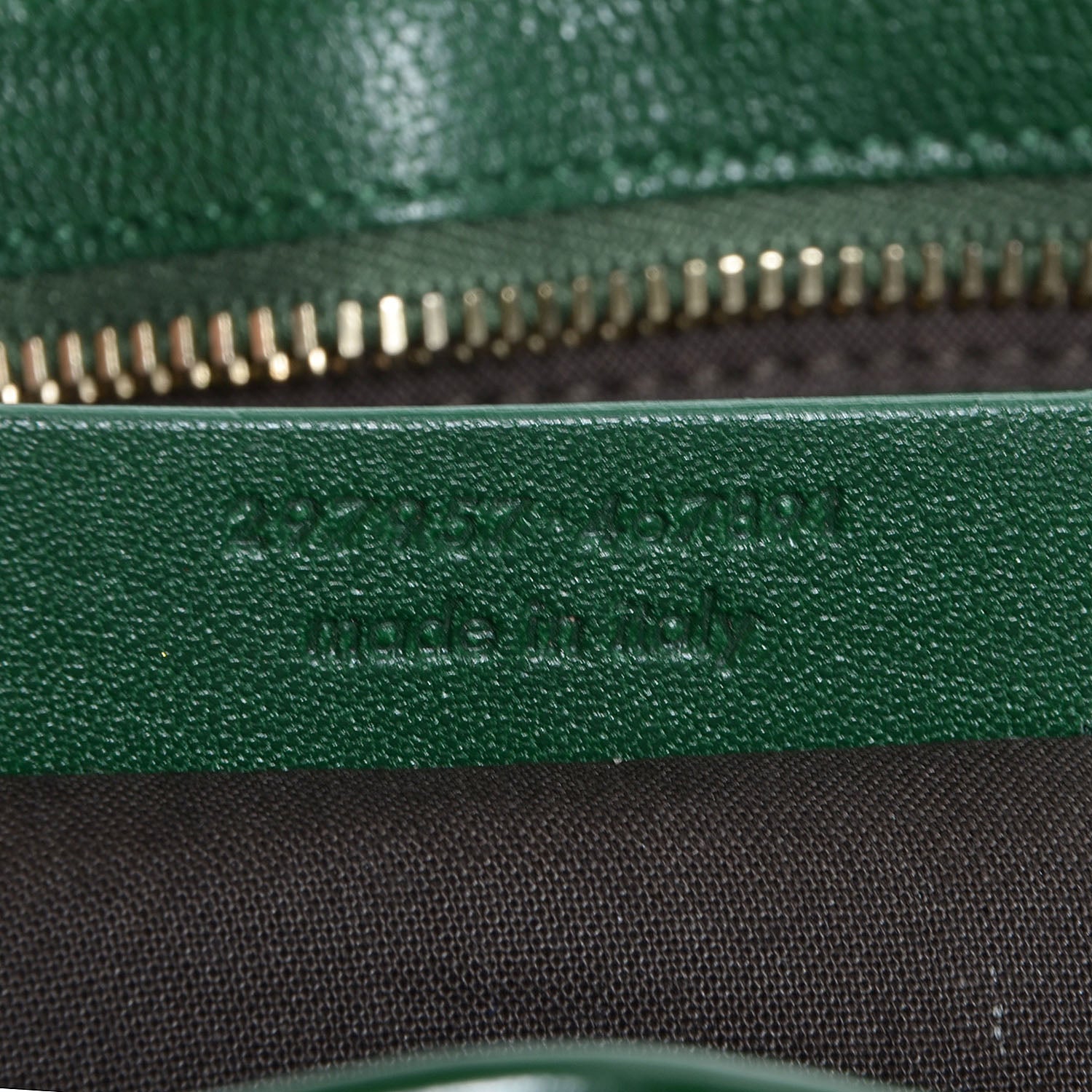 Saint Laurent Sheepskin Mini Cabas ChYc Tartan Green 7 of 9