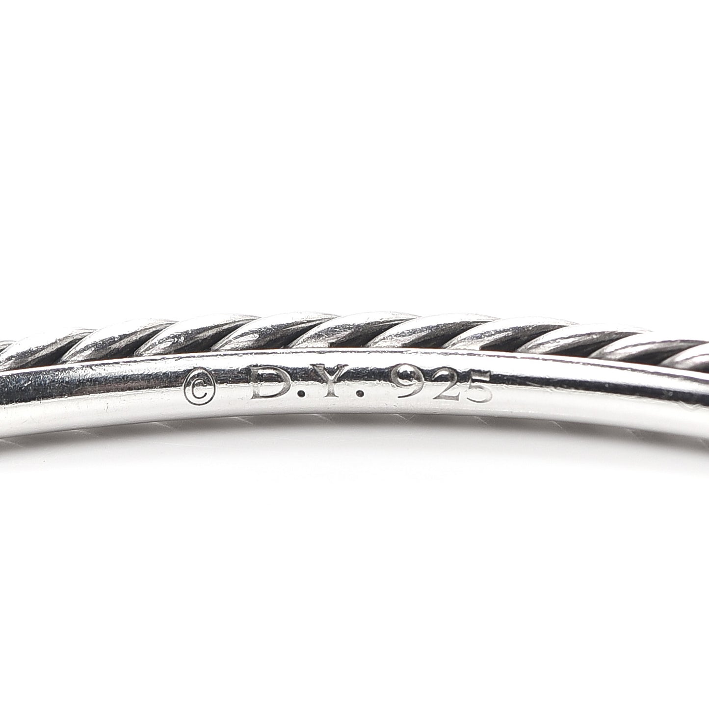 Sterling Silver 3mm Cable Classics Bangle Bracelet
