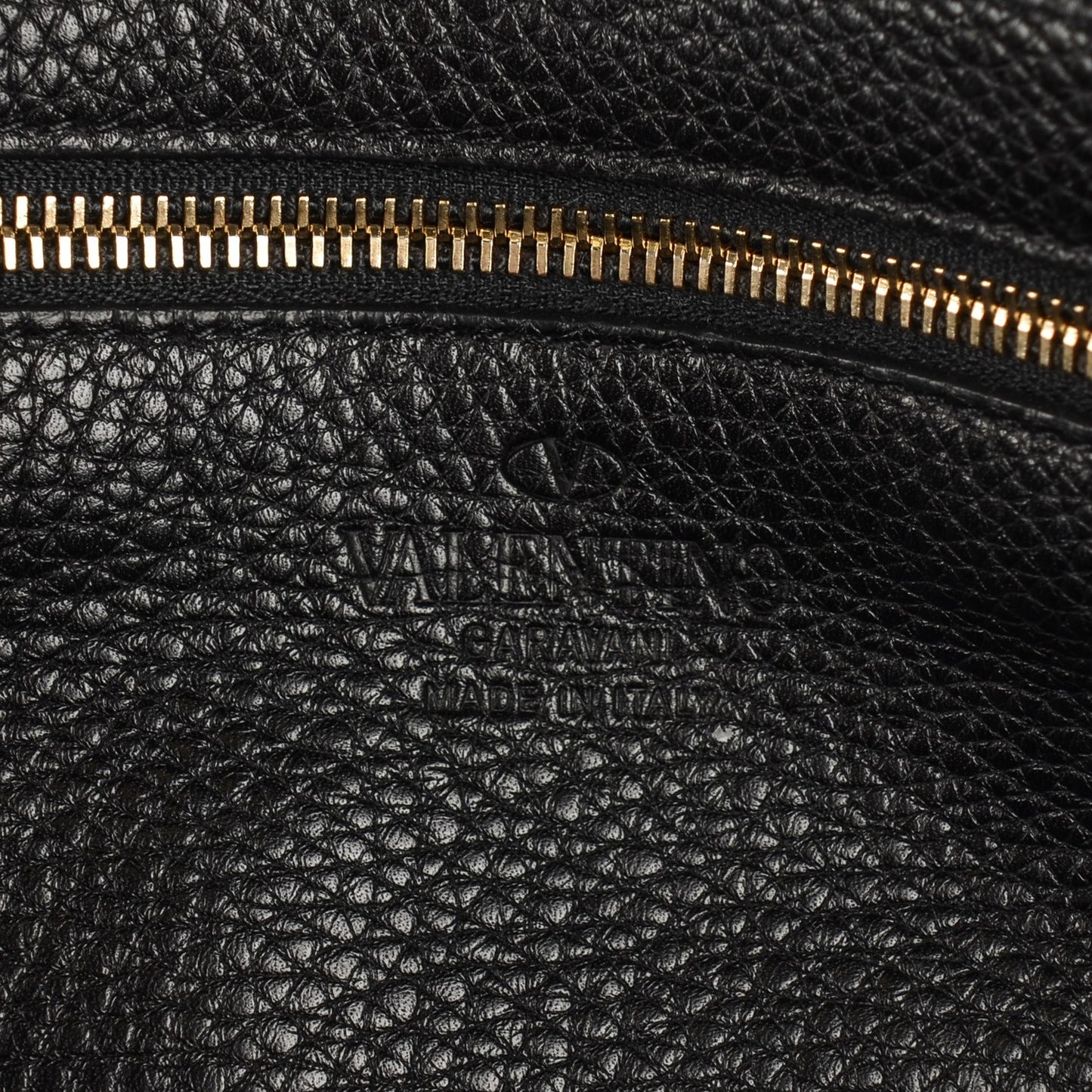 Alce Printed Calfskin Medium Rockstud Tote Black
