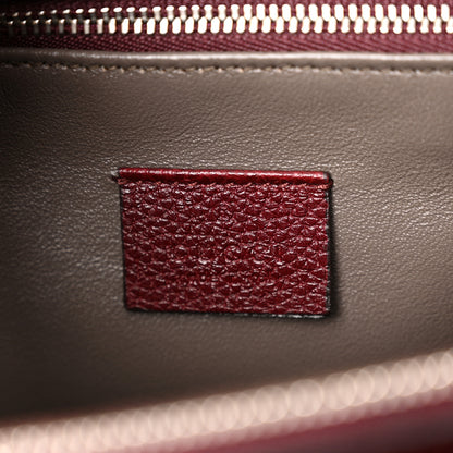 Gucci Grainy Calfskin Medium Zumi Top Handle Bag Vintage Bordeaux 6 of 12