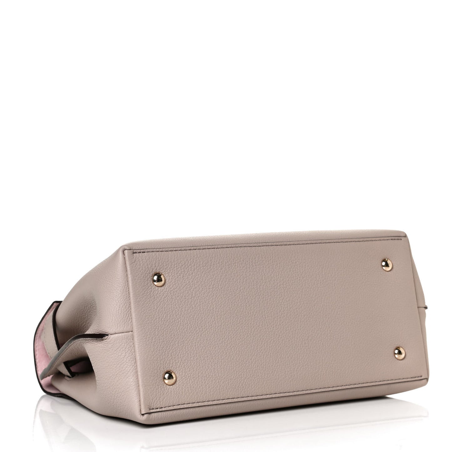 Soft Calfskin Lockme Ever MM Greige