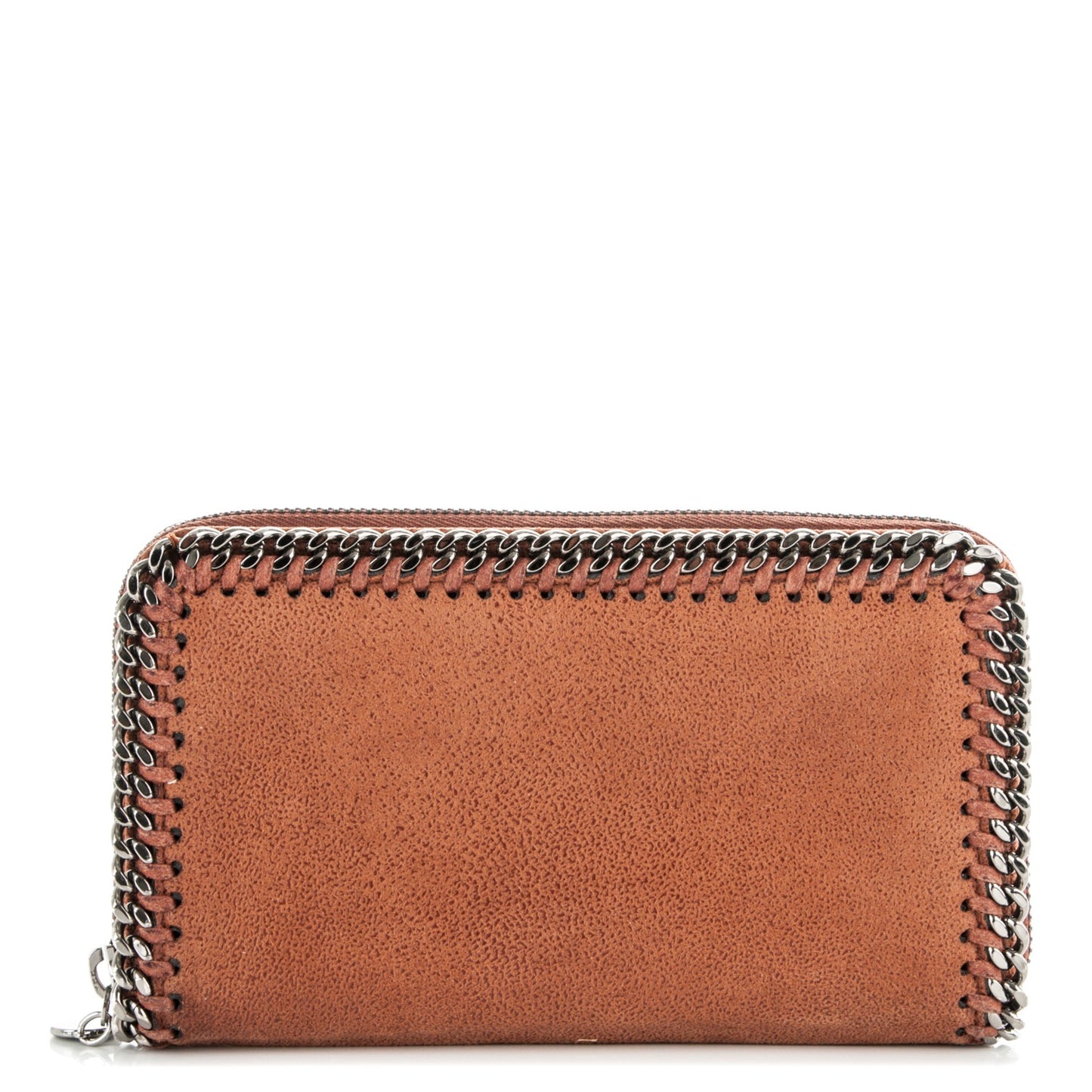 Shaggy Deer Falabella Zip Around Wallet Brandy