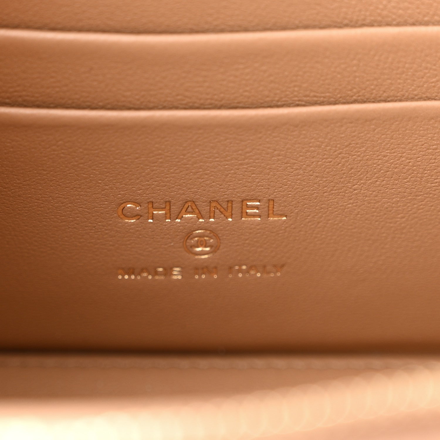 Chanel Lambskin Quilted Small Pillow Crush Vanity Case With Chain Beige 6 of 13