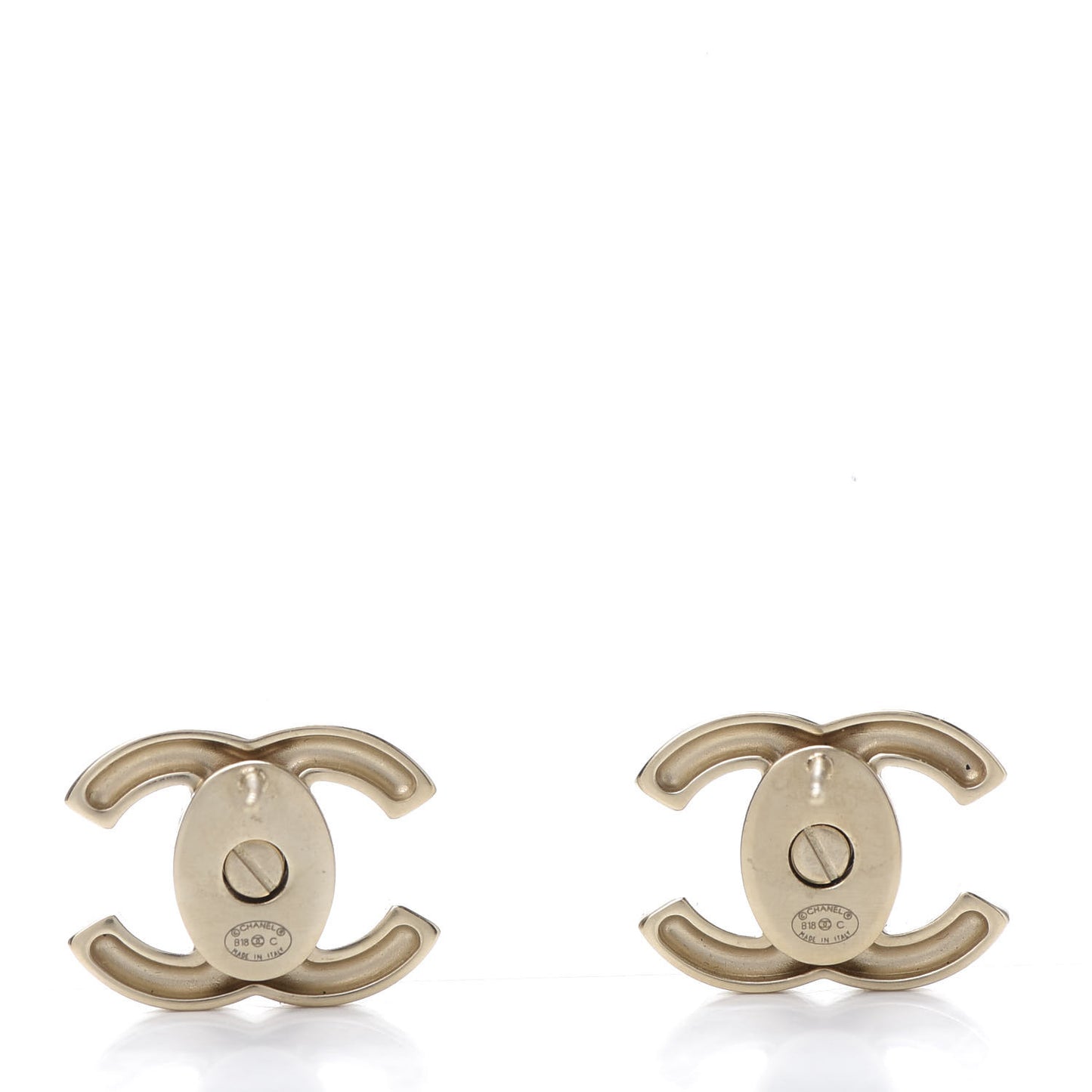 CC Earrings Gold Rainbow