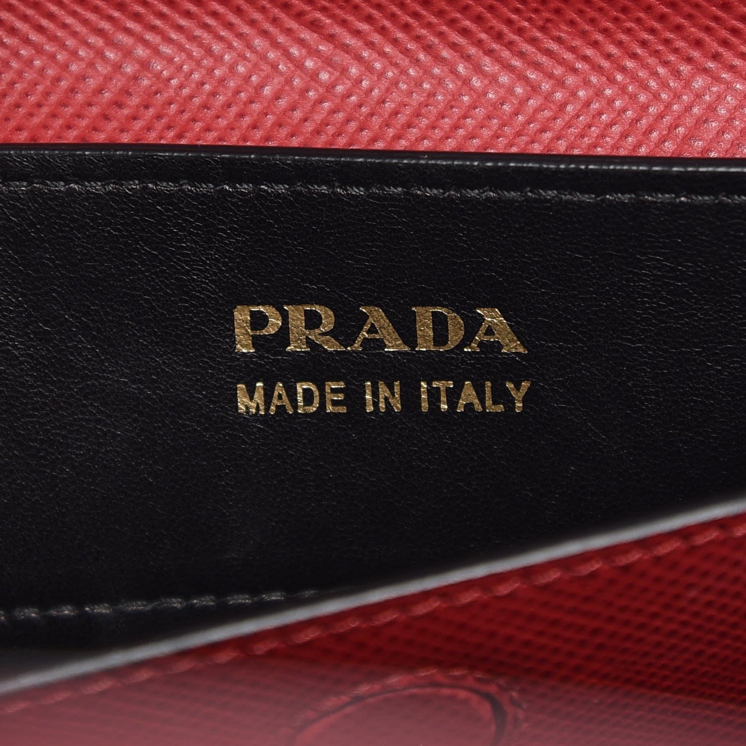 Prada Saffiano Cuir Medium Double Bag Fuoco Black 7 of 16