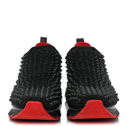 Christian Louboutin Neoprene Spike Sock Donna Flat Sneakers 39 Black 2 of 8