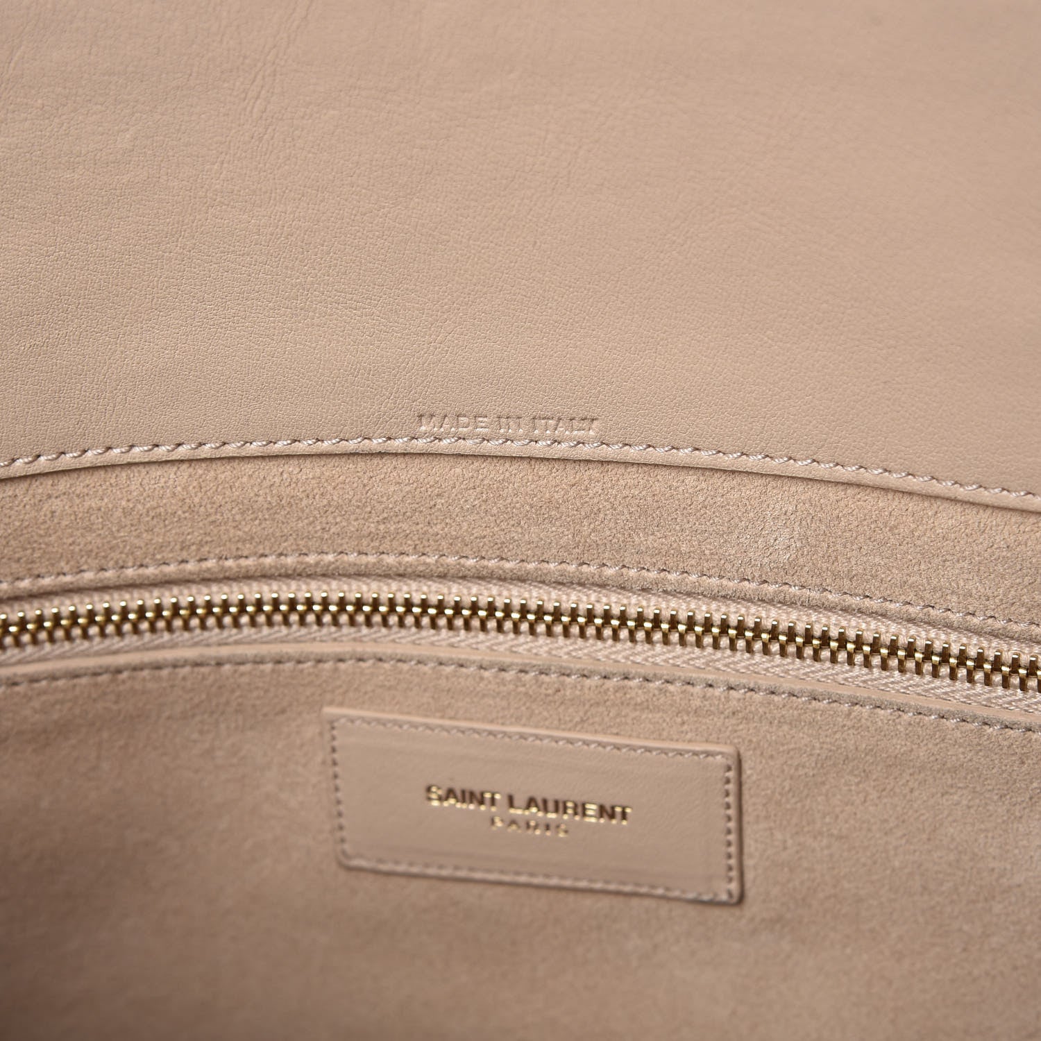 Saint Laurent Calfskin Large Sac De Jour Carryall Beige 7 of 13