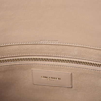 Saint Laurent Calfskin Large Sac De Jour Carryall Beige 7 of 13
