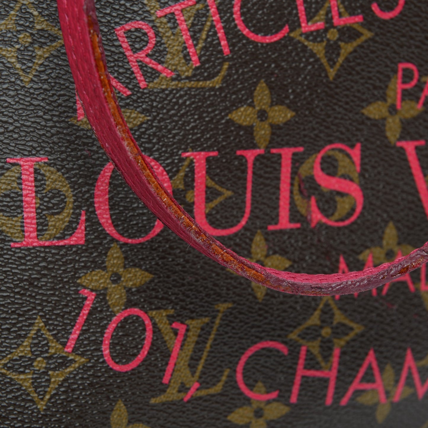 Monogram Articles de Voyage Ikat Neverfull GM Rose Indien