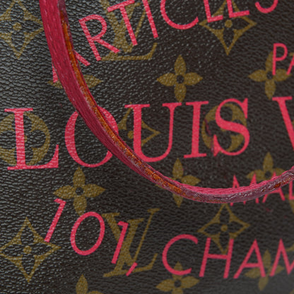 Louis Vuitton Monogram Articles de Voyage Ikat Neverfull GM Rose Indien 10 of 12