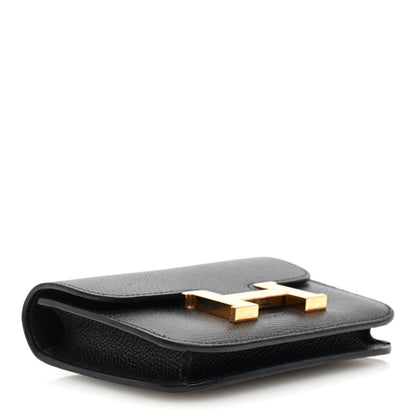 Hermes Epsom Constance Slim Wallet Black 5 of 10