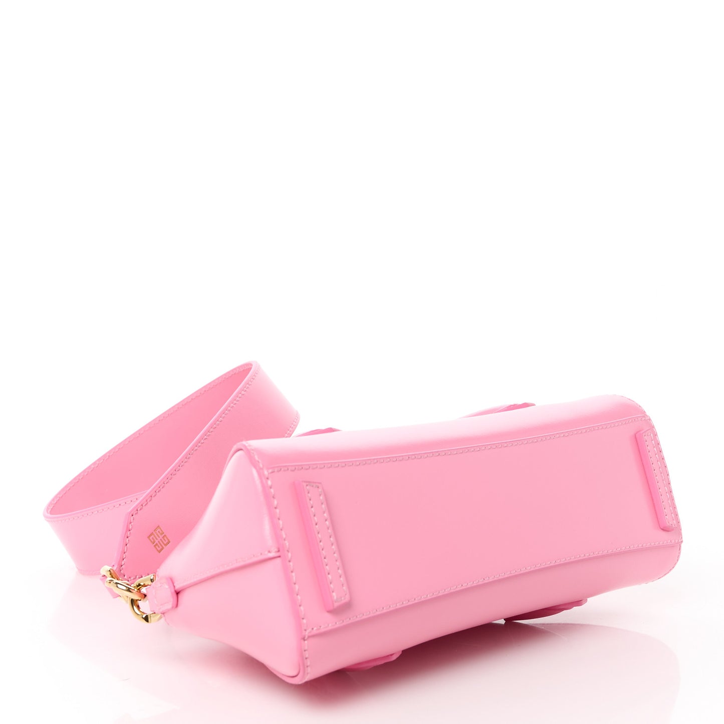 Box Calfskin Mini Antigona Stretch Bright Pink