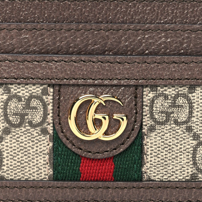 Gucci GG Supreme Monogram Ophidia Card Holder Brown 7 of 10