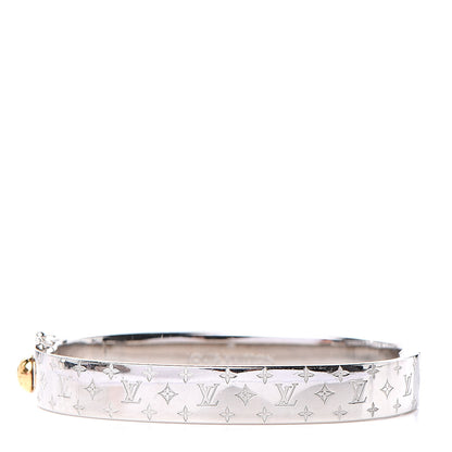 Louis Vuitton Palladium Monogram Nanogram Cuff M 1 of 7