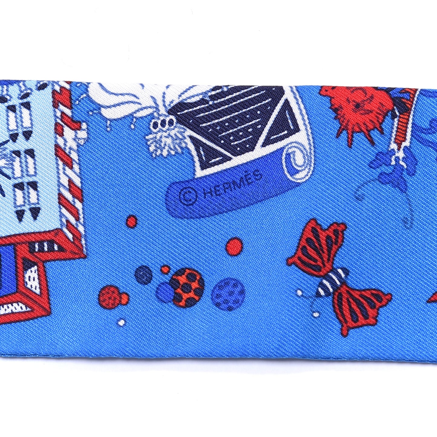 Silk La Folle Parade Twilly Bleu Gitane Rouge