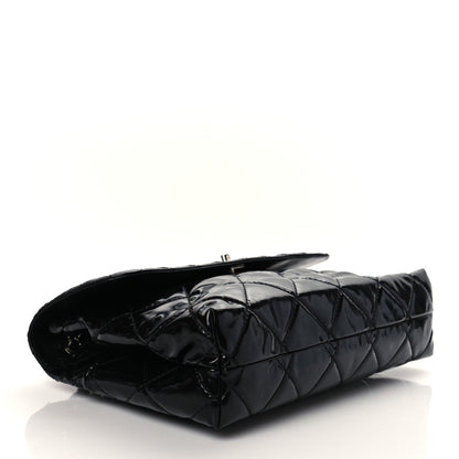 Chanel Vinyl Quilted In The Business Flap Bag Black 5 of 11