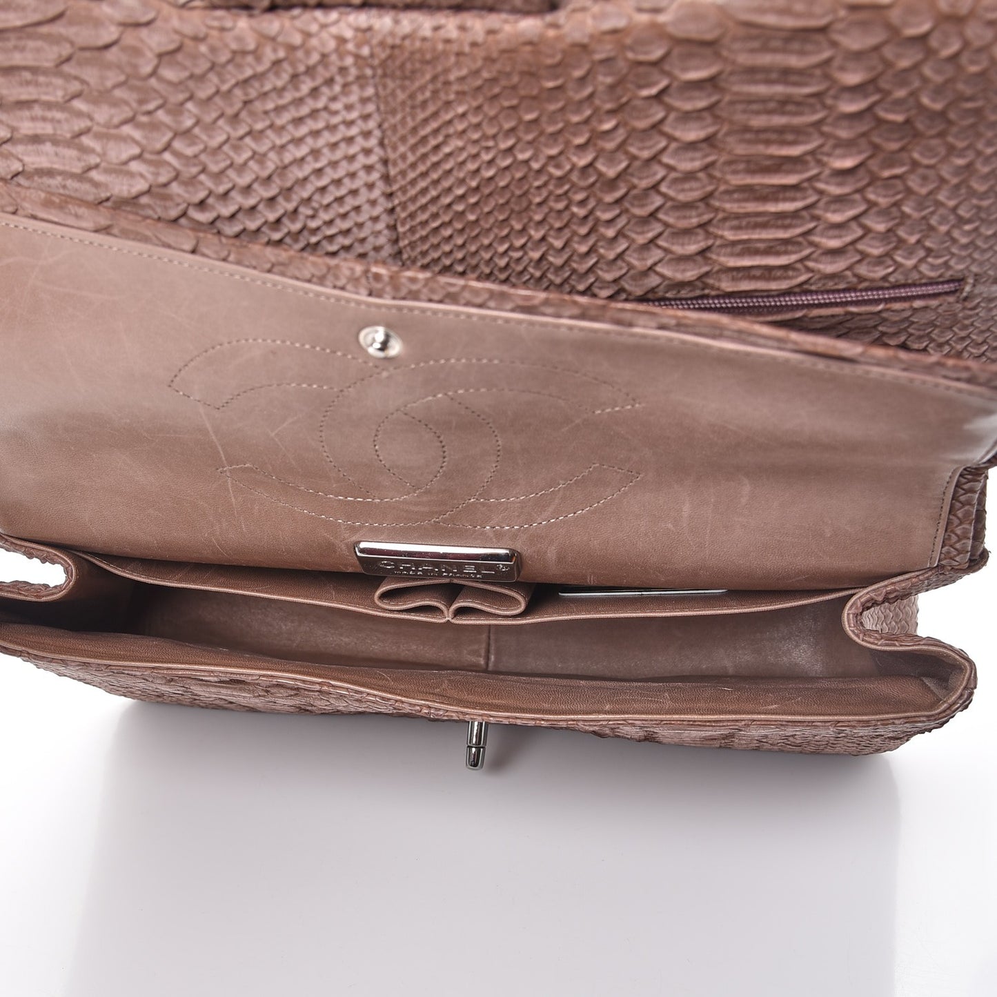 Python Jumbo Double Flap Tawny