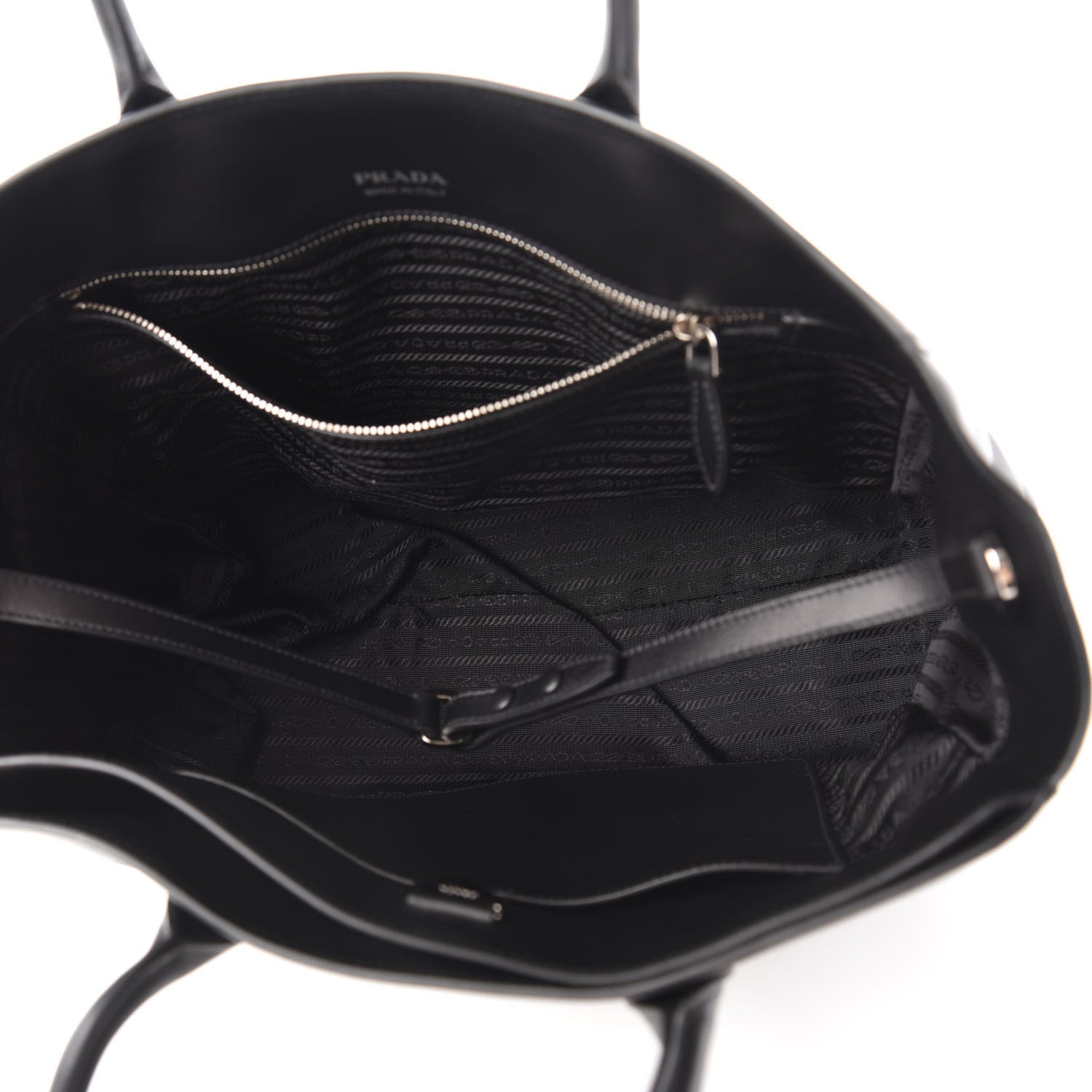 Prada City Calfskin Tote Black 5 of 9
