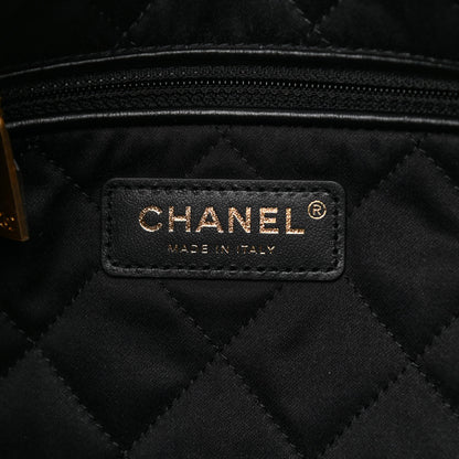 Chanel Shiny Calfskin Quilted Small Chanel 22 Black 8 of 11