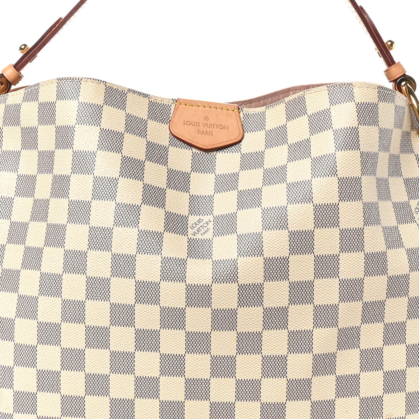 Damier Azur Graceful MM Rose Ballerine