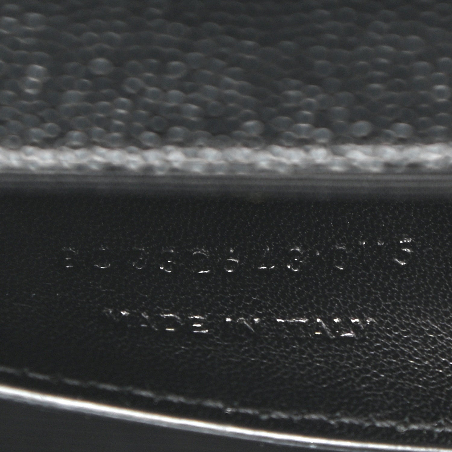 Saint Laurent Grain De Poudre Classic Monogram Studded Clutch Black 8 of 8