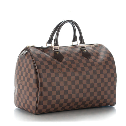 Louis Vuitton Damier Ebene Speedy 35 3 of 10