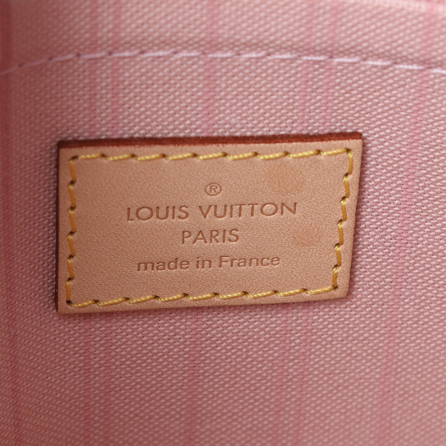 Louis Vuitton Damier Azur Neverfull MM GM Pochette Rose Ballerine 6 of 7