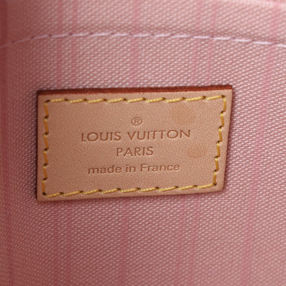 Louis Vuitton Damier Azur Neverfull MM GM Pochette Rose Ballerine 6 of 7