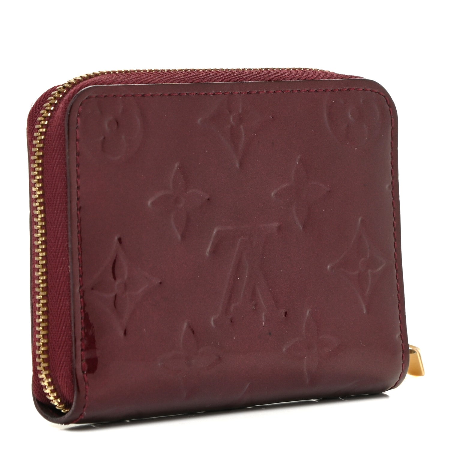 Louis Vuitton Vernis Zippy Coin Purse Wallet Rouge Fauviste 3 of 12