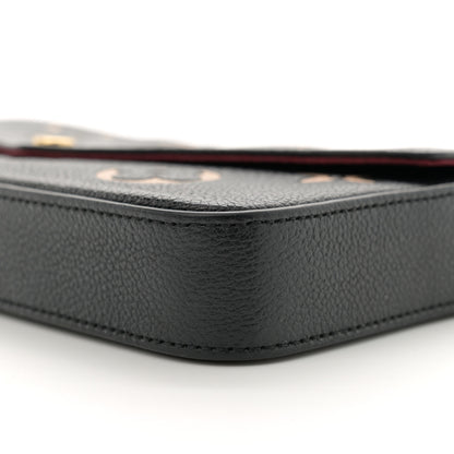 Louis Vuitton Empreinte Monogram Giant Felicie Pochette Black Beige 10 of 10