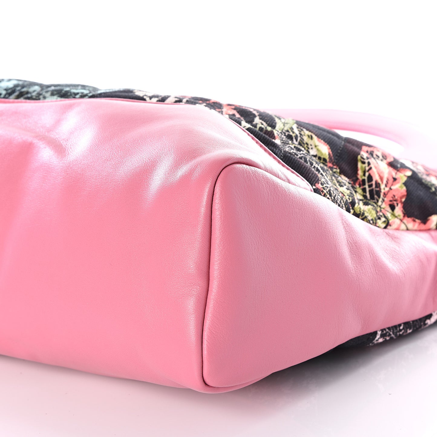 Calfskin Canvas Printed Large 31 Shopping Bag Pink