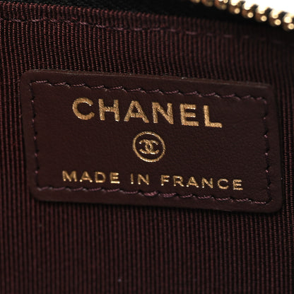 Chanel Caviar Quilted Classic Flat Wallet Pouch Black 6 of 10