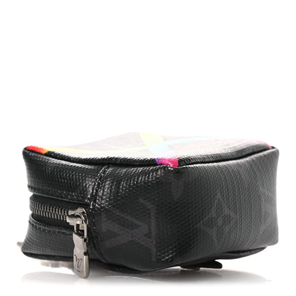 Louis Vuitton Monogram Eclipse Rainbow Box Pouch Bag Charm Key Ring 3 of 5