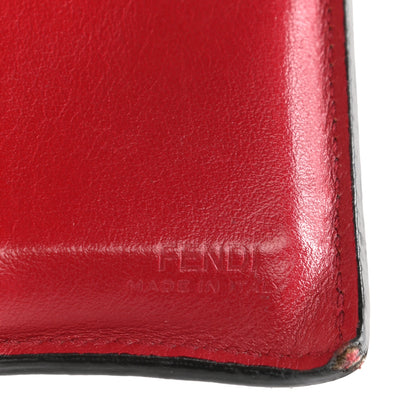 Fendi Vitello Cruise F is Fendi Compact Bi-Fold Wallet Red 5 of 13