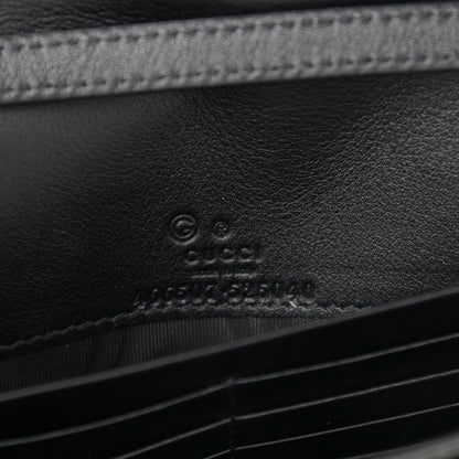 Gucci Microguccissima Crossbody Wallet Black 6 of 9