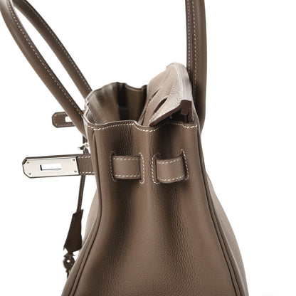 Hermes Togo Birkin 30 Etoupe 36 of 38