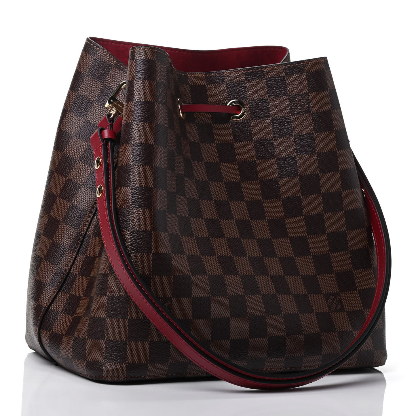 Damier Ebene Neonoe MM Cherry Berry