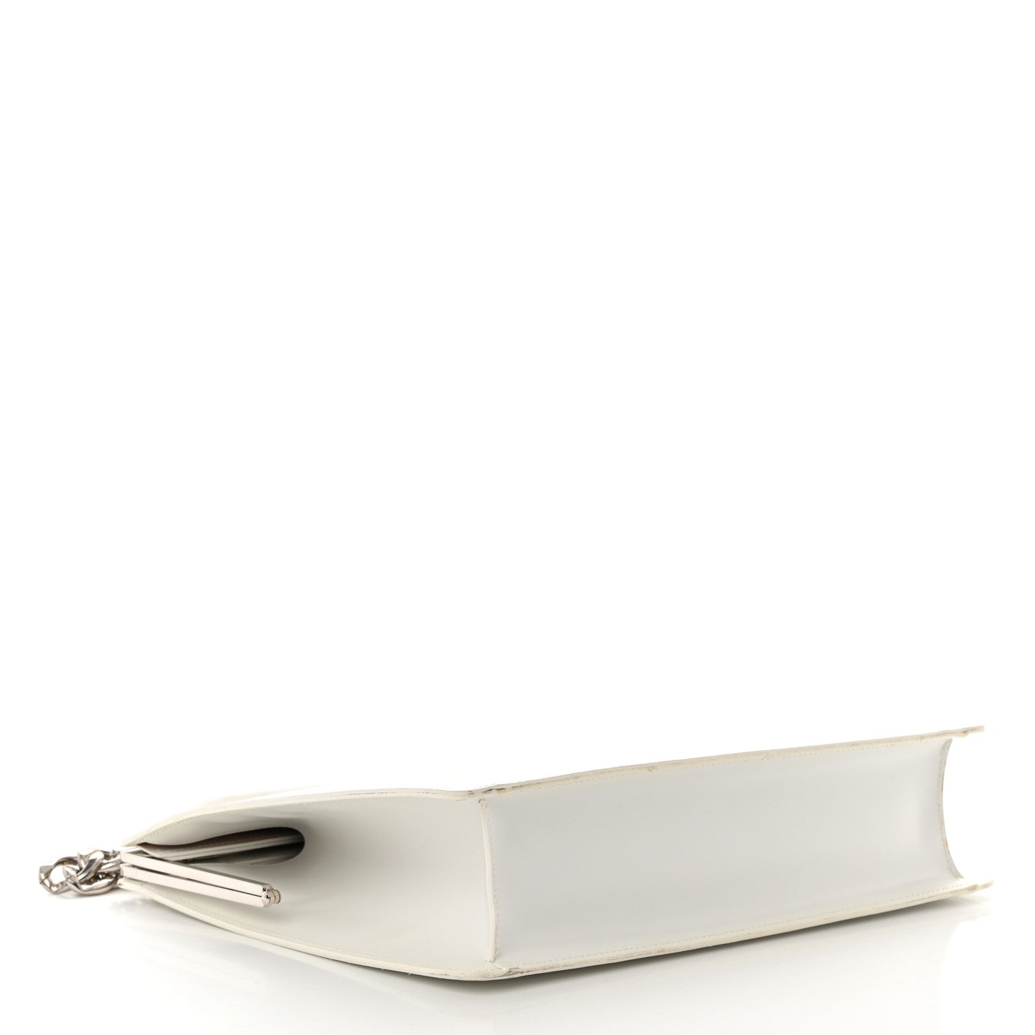 Alexander McQueen Calfskin Four Ring Frame Tote White 4 of 16