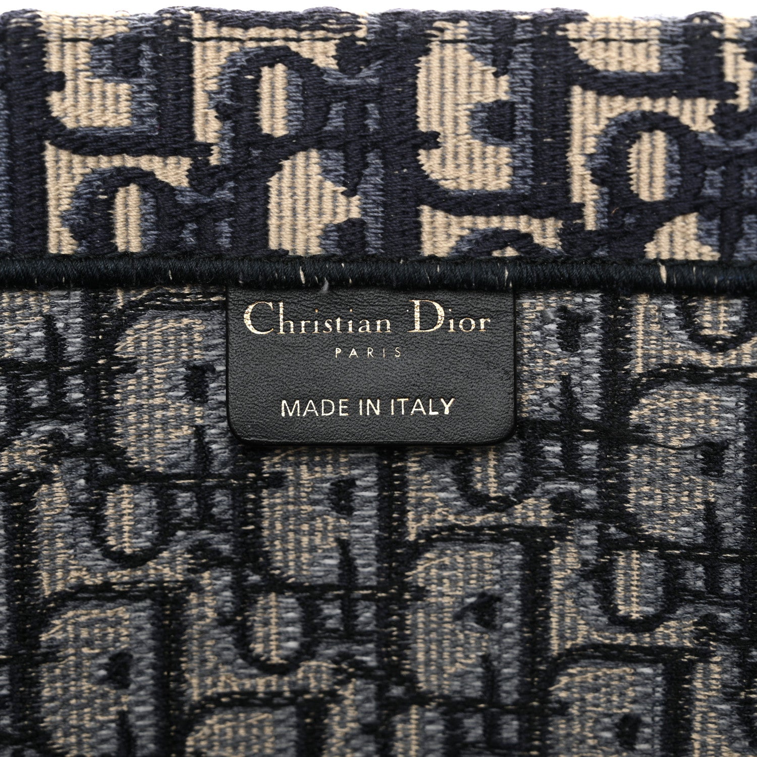 Christian Dior Oblique Large Book Tote Blue Multicolor 6 of 21