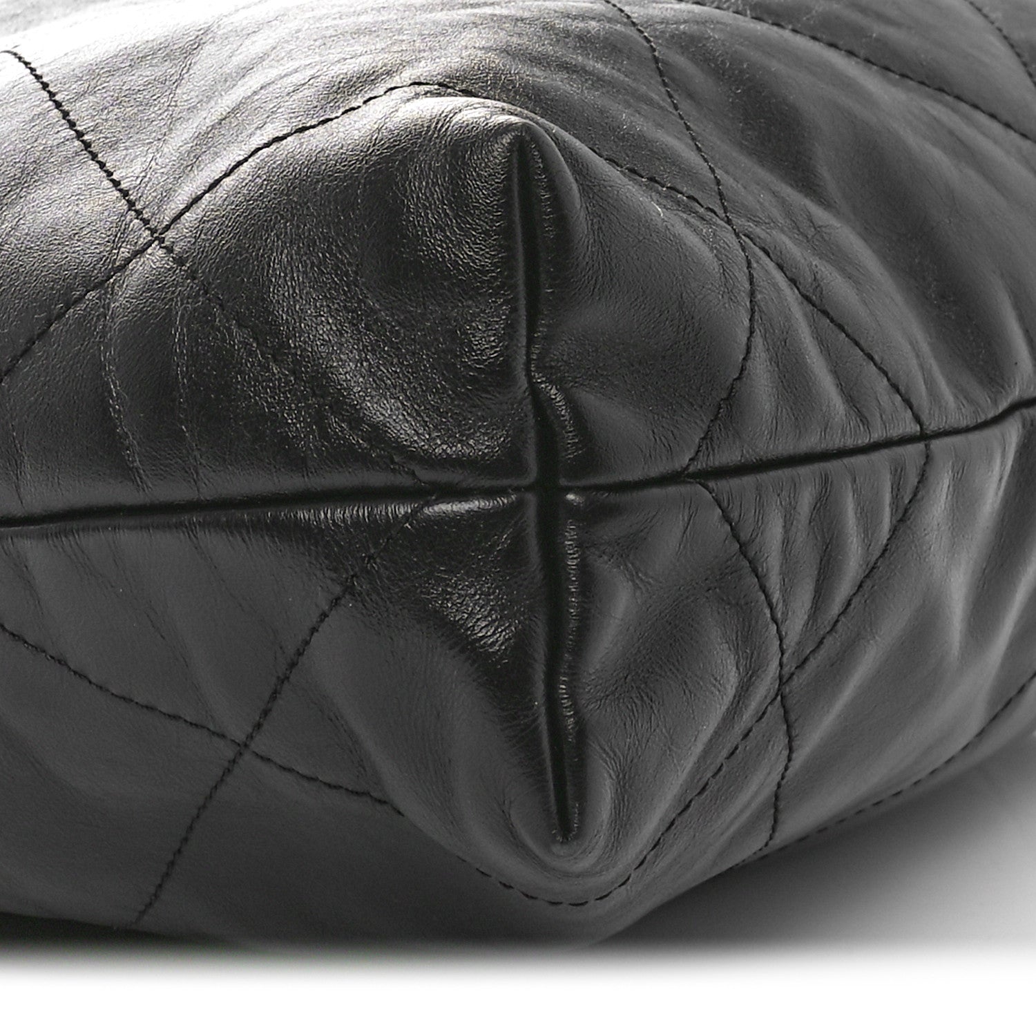 Chanel Shiny Calfskin Quilted Small Chanel 22 Black 9 of 11