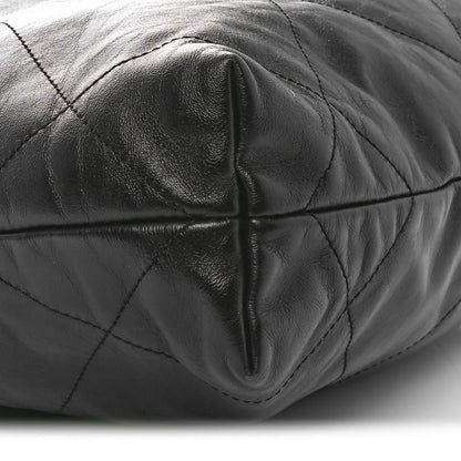 Chanel Shiny Calfskin Quilted Small Chanel 22 Black 9 of 11