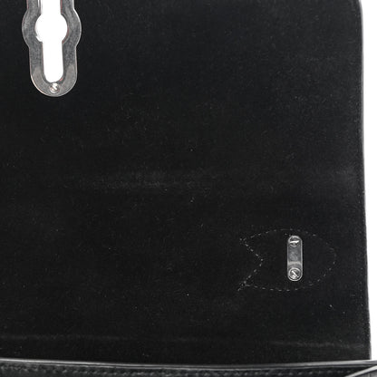 Mulberry Matte Croc Calfskin Embossed Small Seaton Black 11 of 11
